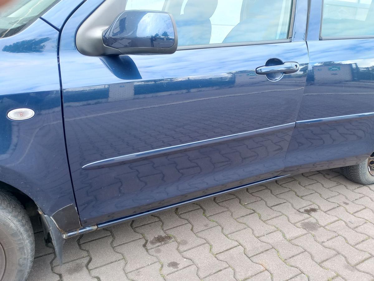 Mazda 2 DY orig Tür vorn links Fahrertür 27R Ozeanblau Bj 2004