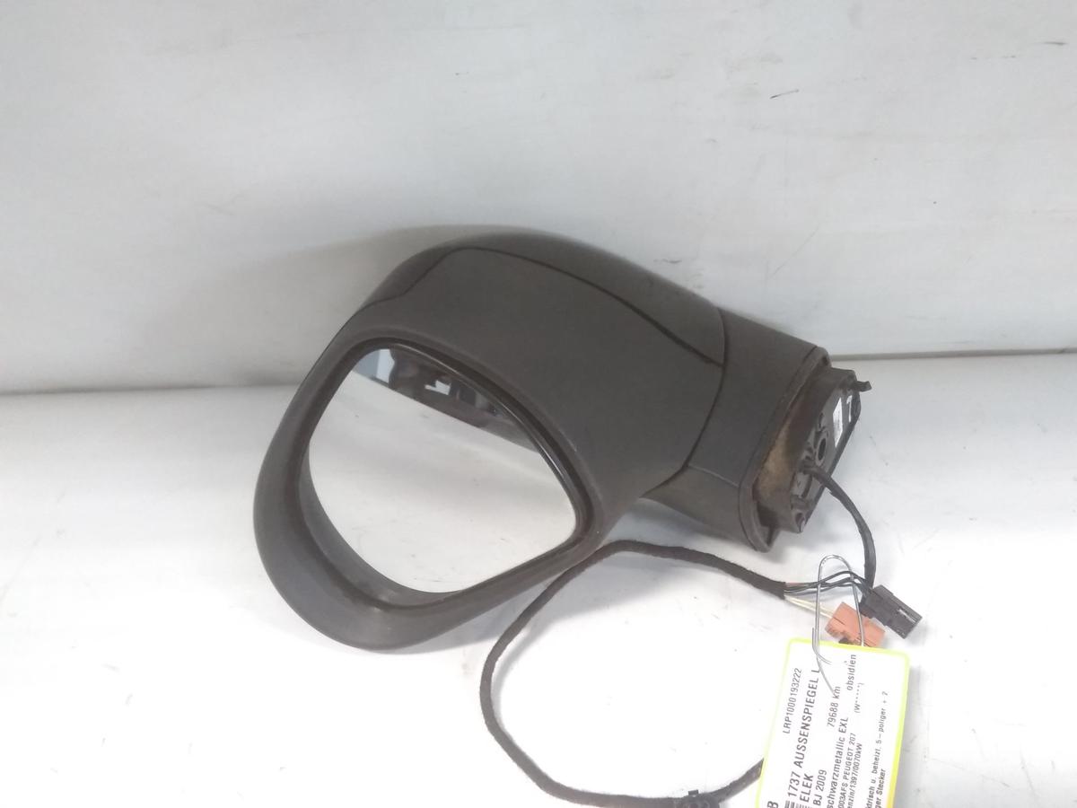 Peugeot 207 original Außenspiegel links elektrisch&beheizt BJ2009 EXL schwarz obsidien