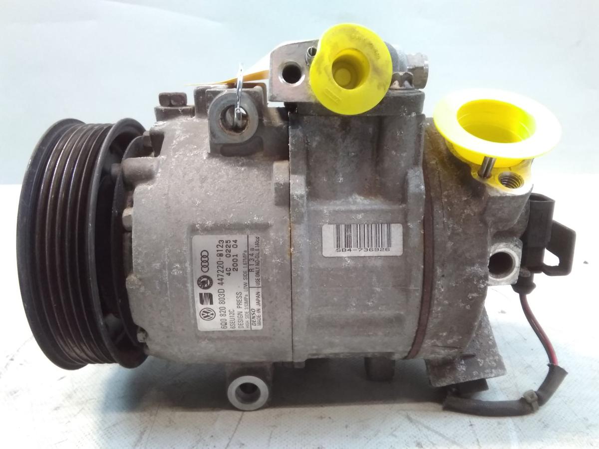 VW Polo 9N1 original Klimakompressor 6Q0820803D Denso 1.4 55kw BJ2001