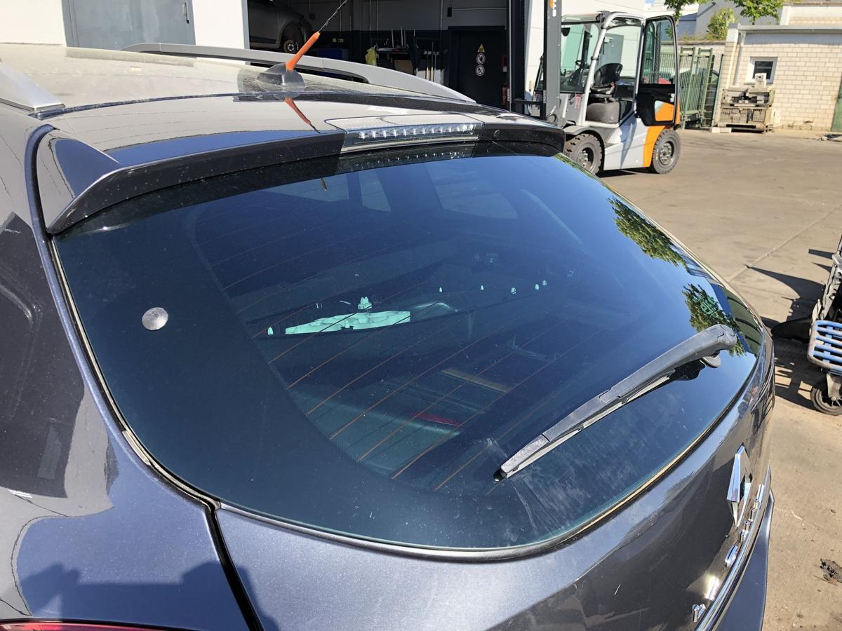 Renault Laguna III original Heckscheibe Klappe Spoiler B66 Graphitschwarz Bj2010