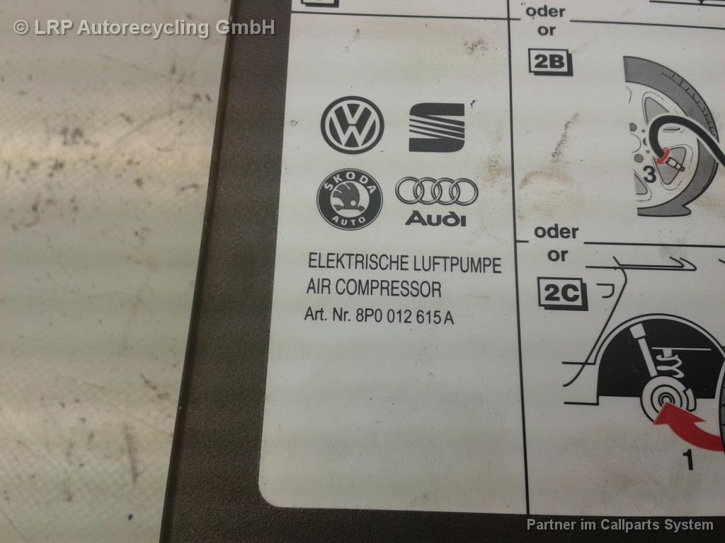 Audi A4 8K B8 Bj2011 original Kompressor Reifen 8P0012615A