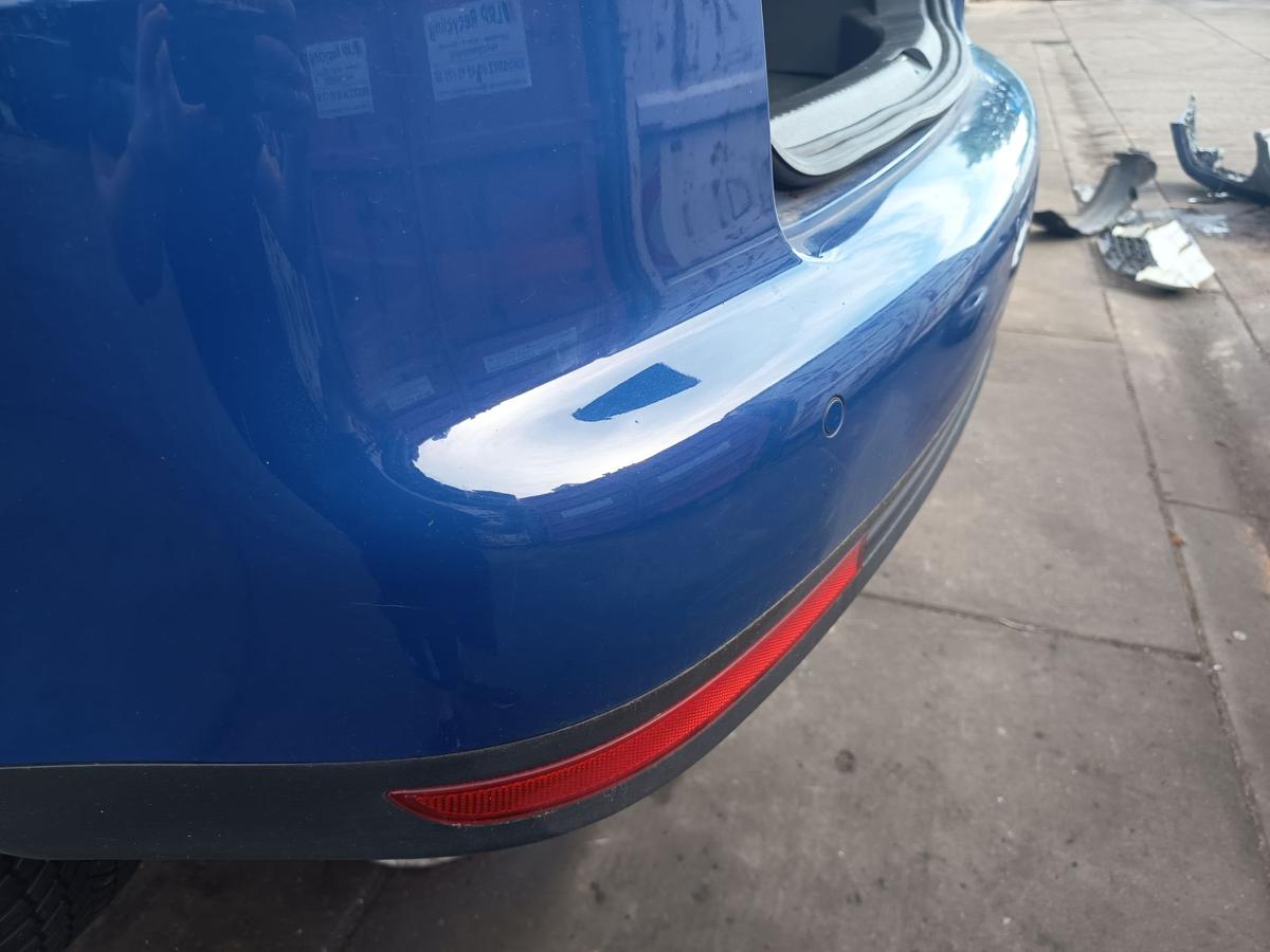 VW Touran GP 1T original Sto&szlig;stange F&auml;nger hinten Heck L5M Indienblau Bj 2009