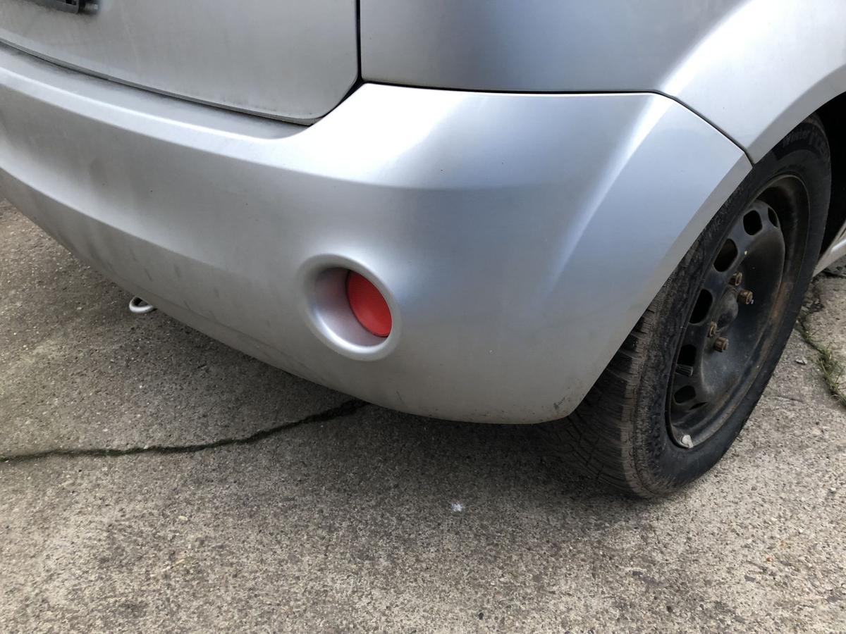 Ford Fiesta JD3 JH1 ab05 Stossf&auml;nger hinten 5t&uuml;rer Polarsilber Bumper Sto&szlig;stange