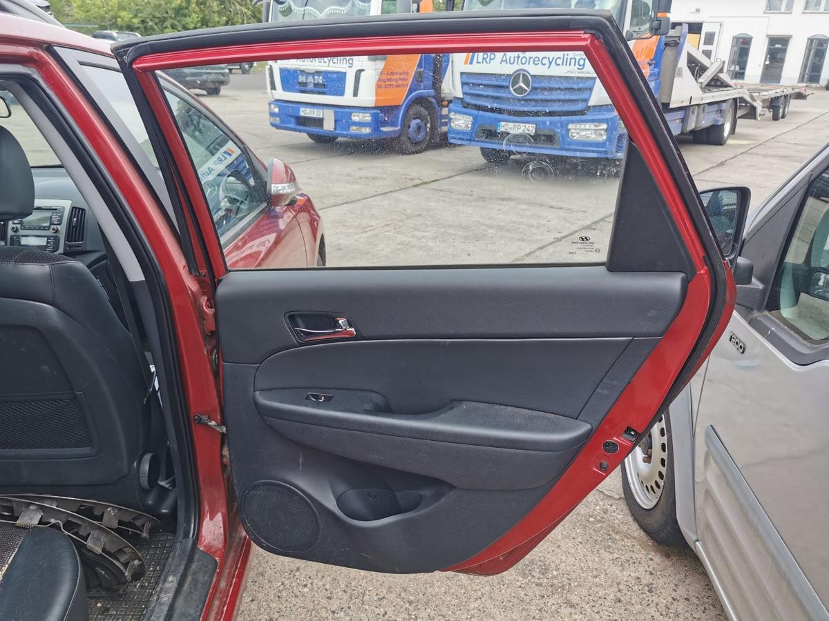 Hyundai I30 CW FD Tür Autotür Rohbautür Fondtür hinten rechts HAT Glowing Red