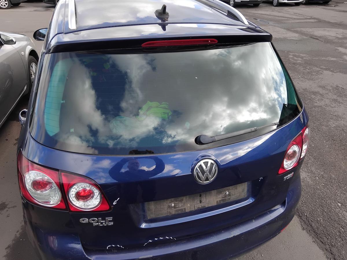 VW Golf Plus II 1KP Heckklappe LD5Q Shadowbluemet. mit Scheibe dunkel BJ2012