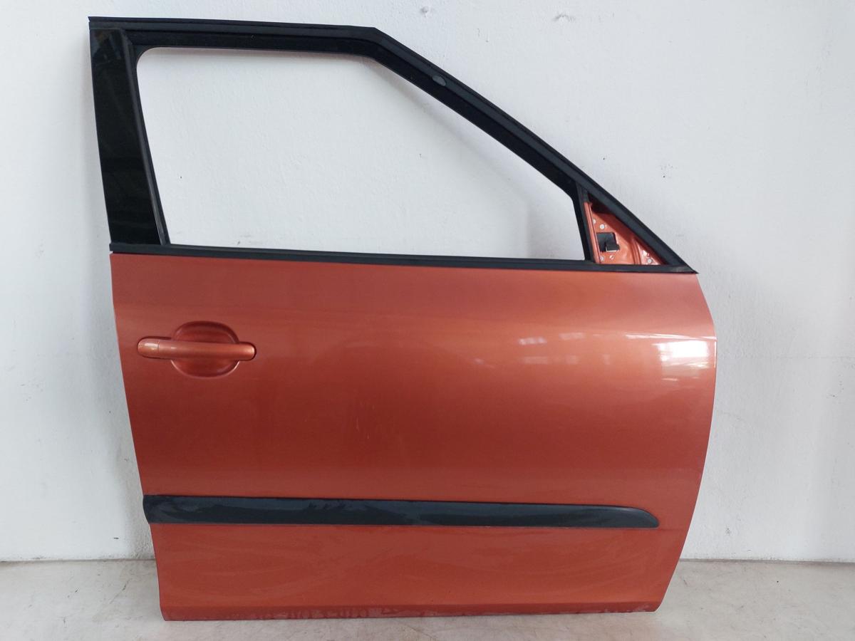 Skoda Fabia 5J T&uuml;r vorn rechts Beifahrert&uuml;r Rohbau LF3H Tangerine Orange 06-14