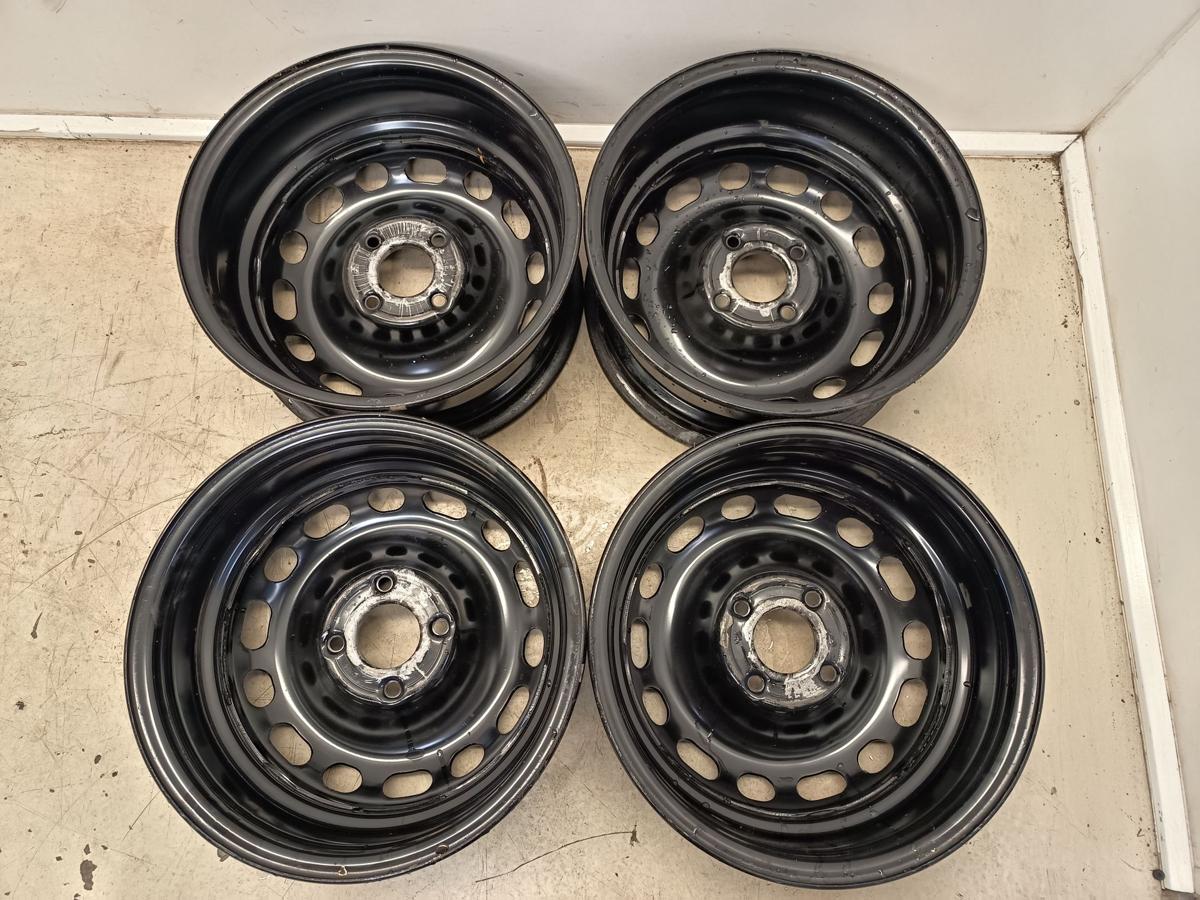 Citroen Berlingo II B9 Bj 2011 original Satz Stahlfelgen 6 1/2 x15 ET27 4x108 Citroen Berlingo II B9 Bj 2011 original Satz Stahlfelgen 6 1/2 x15 ET27 4x108