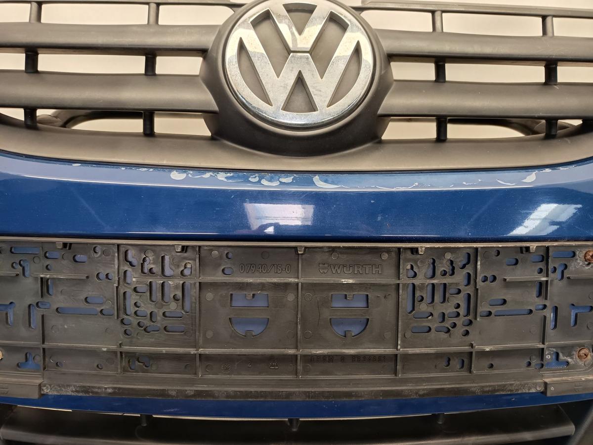 VW Fox original Stoßfänger Stoßstange vorn LL5M Indienblau Bj 2005