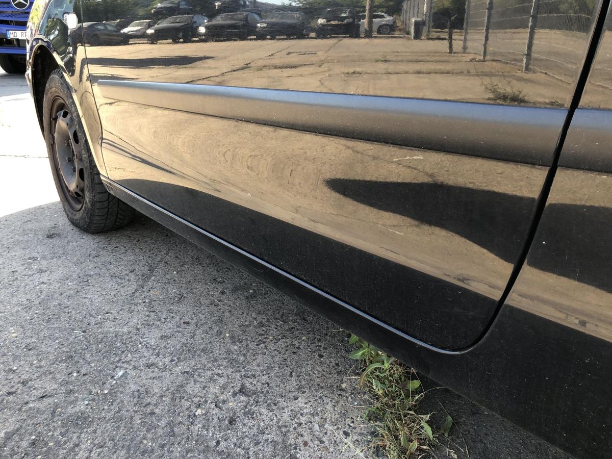 VW Polo 9N 9N1 Tür von links Fahrertür Rohbau LC9Z Black Magic Perl nur 3trg