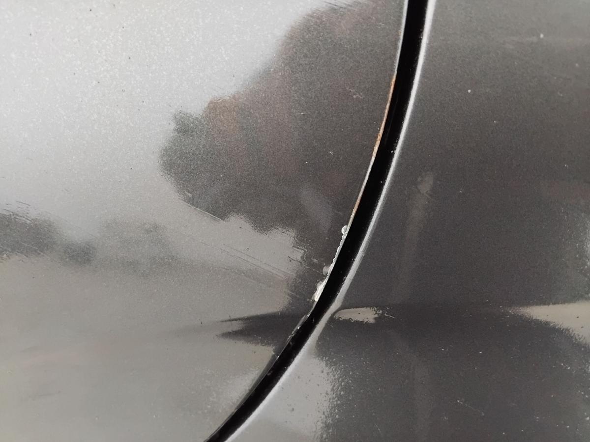 Seat Altea XL 5P Tür hinten links LW7Z graphit track Metallic BJ2008 Anrostung