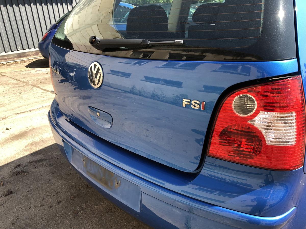 VW Polo 9N1 Heckklappe Kofferklappe Kofferraumdeckel LA5M Mercatoblaumetallic