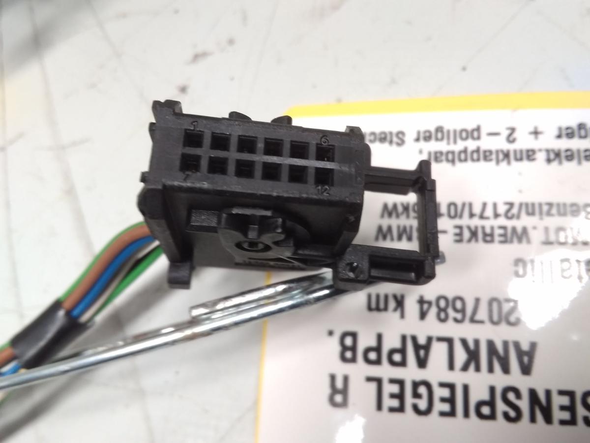 BMW 5er E39 orig.Au&szlig;enspiegel rechts gro&szlig;e Version elek anklappbar 9+2PIN BJ2001