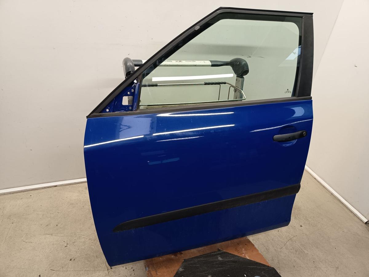 Skoda Fabia 5J original T&uuml;r vorne links LF5K Dynamikblau Baujahr 2009