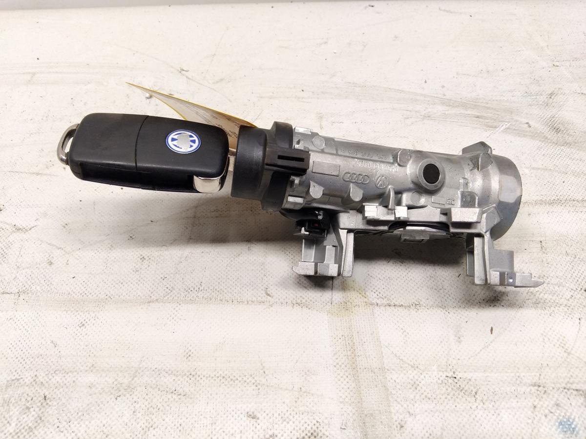 VW Jetta 5 1K2 orig Z&uuml;ndschlo&szlig; mit Lesespule und 1 Schl&uuml;ssel BJ2006 1K0905851B