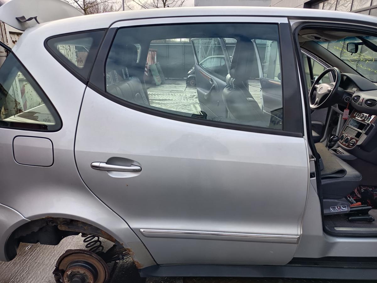 Mercedes V168 Mopf original T&uuml;r hinten rechts Fond lang 761 Polarsilber Bj 2001