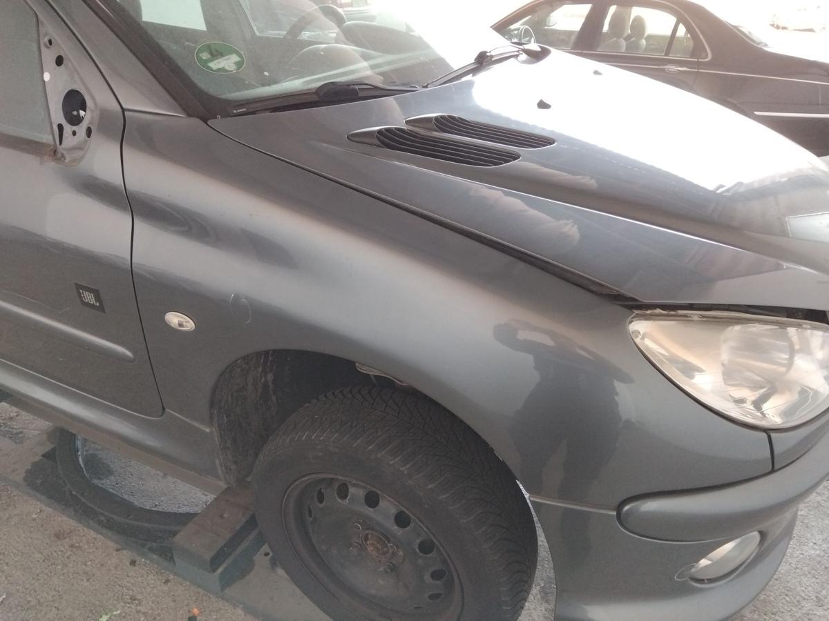 Peugeot 206 original Kotflügel vorn rechts thoriumgraumetallic KTH BJ2008