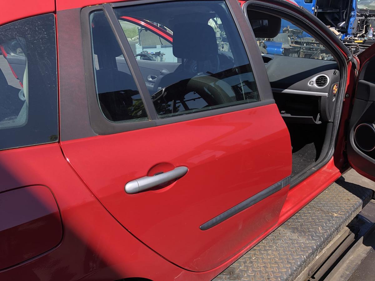 Renault Clio III Grandtour original Tür hinten rechts Fond 727 Spanischrot Bj 08