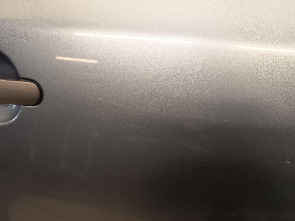 Skoda Fabia 5J original T&uuml;r hinten rechts LF5X Grau Baujahr 2009