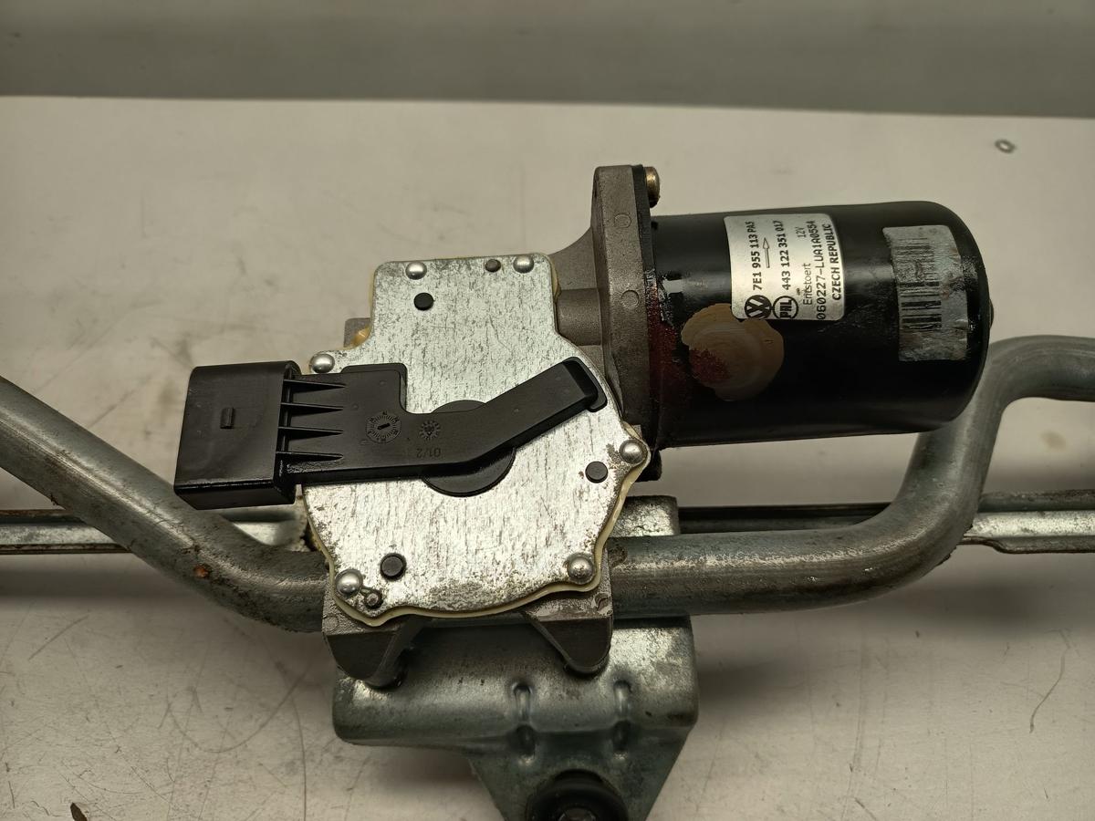 VW Transporter T5 original Wischermotor vorne mit Gest&auml;nge Baujahr 2006