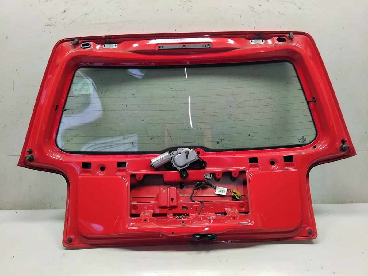 VW Lupo 6X original Heckklappe LP3G Flashrot mit Heckscheibe BJ1999
