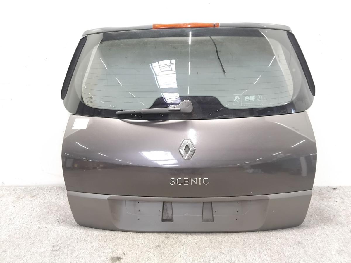Renault Grand Scenic 2 JM Heckklappe B66 Graphitschwarz mit Heckscheibe BJ2006