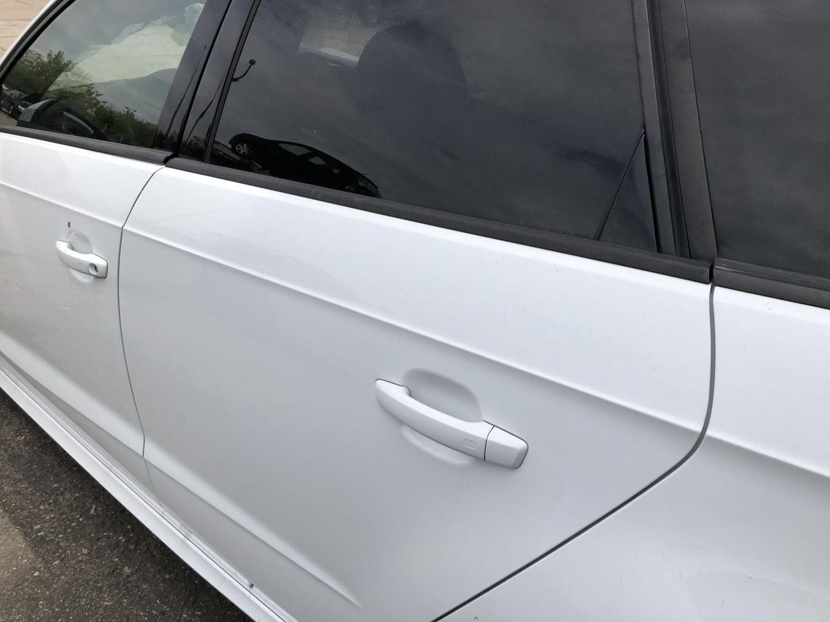 Audi A3 8V Sportback e-tron Tür hinten links Fondtür Autotür Rohbau LY9C weiss