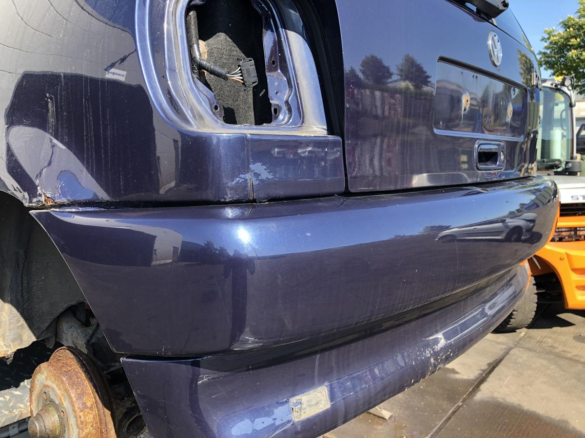 VW Polo 6N1 original Stoßstange Fänger hinten/Heck Oberteil N5Y Windsorblau Bj97