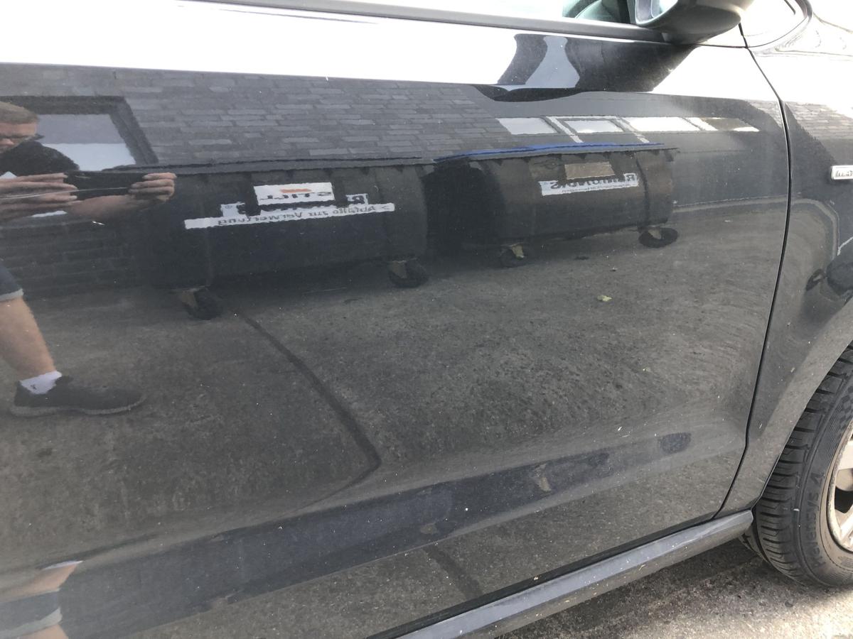 VW Polo 6R Tür vorn rechts Beifahrertür nur für 3 türer LC9X Deep Black Perl
