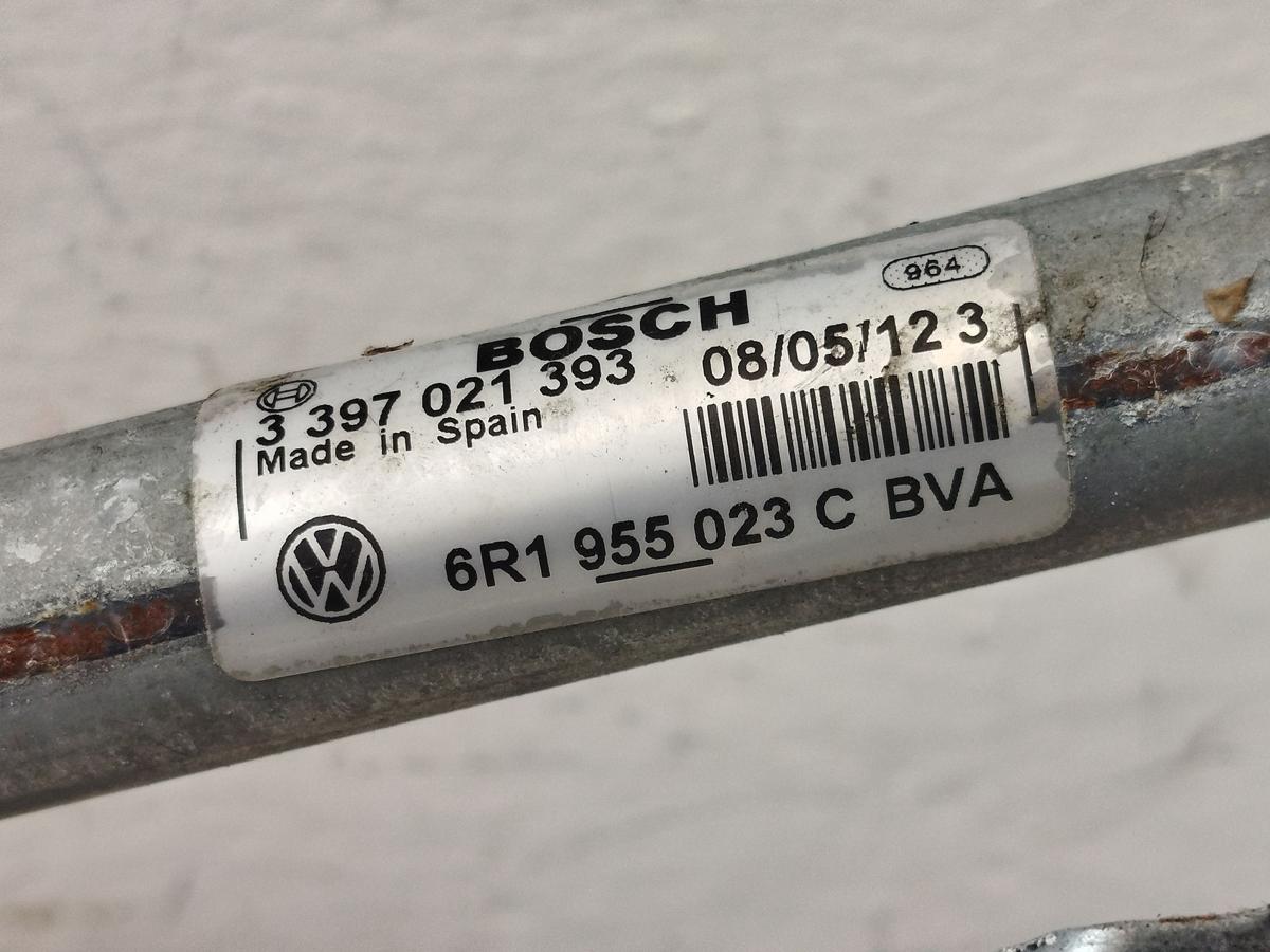 VW Polo 6R Wischermotor vorn Wischergest&auml;nge Wischerantrieb OEM Scheibenwischer