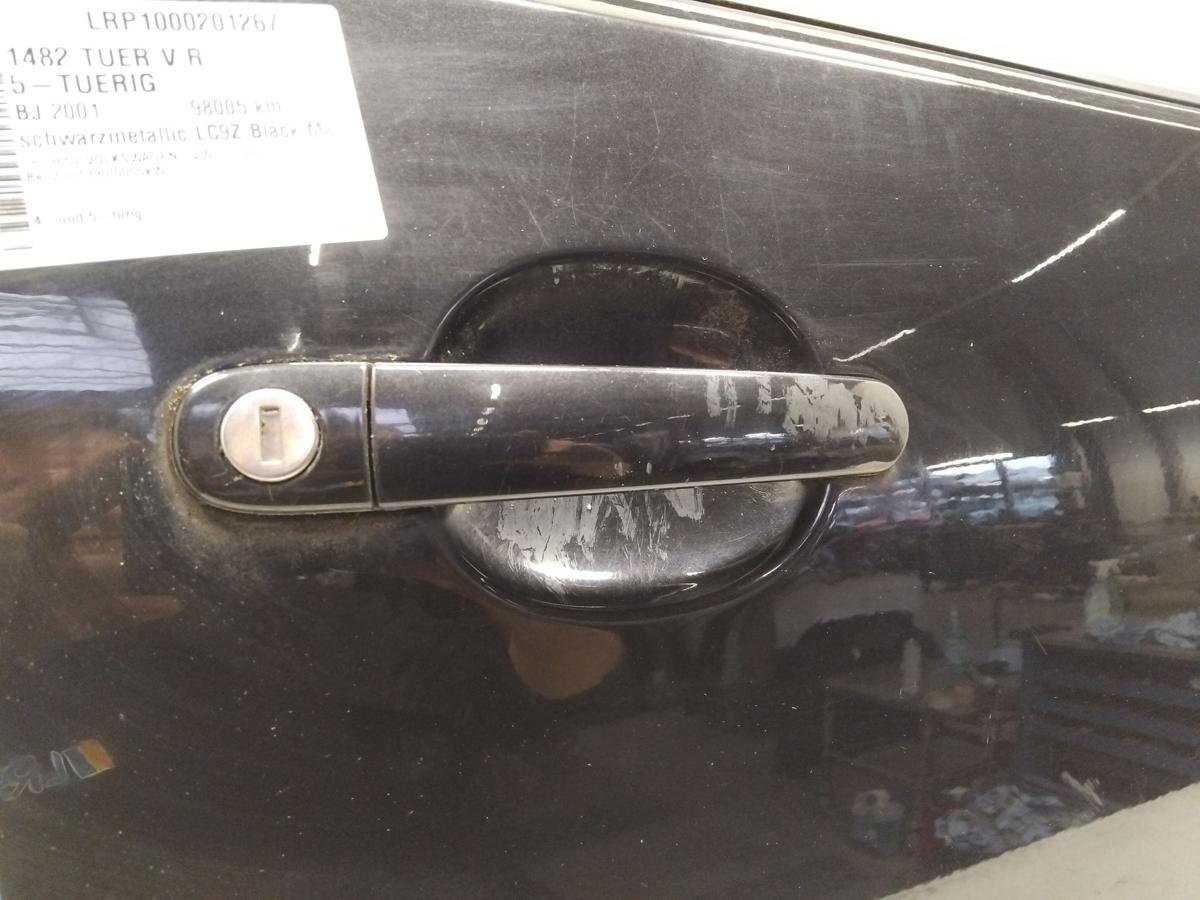 VW Polo 9N1 T&uuml;r vorn rechts Beifahrert&uuml;r LC9Z Black Magic Metallic 5t&uuml;rig BJ2001