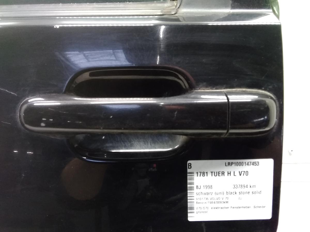 Volvo V70 S70 Bj.1998 Tür hinten links schwarz (uni) black stone solid