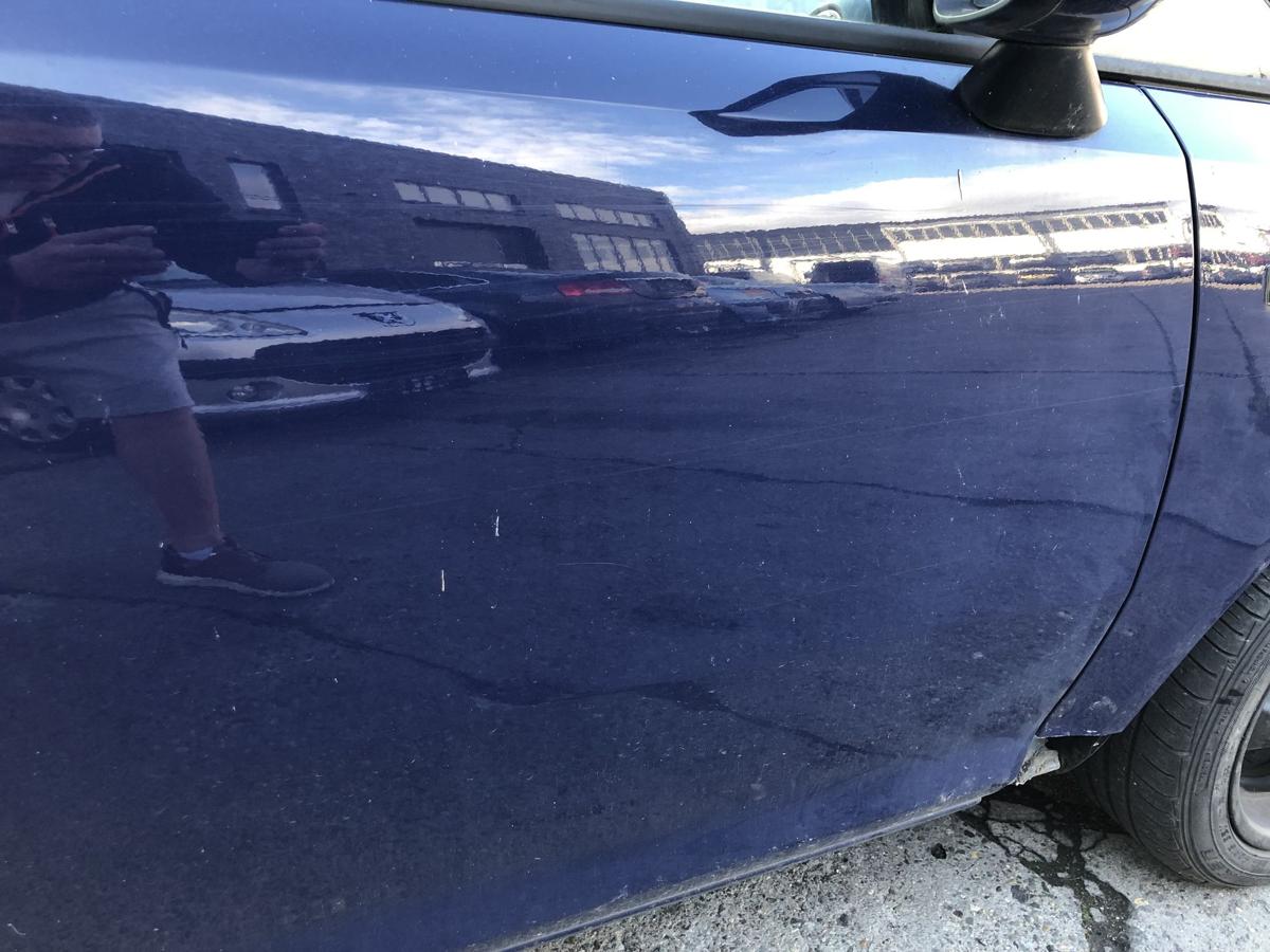 Opel Corsa D Tür vorn rechts Beifahrertür nur für 3 türer Z20Z Royalblau