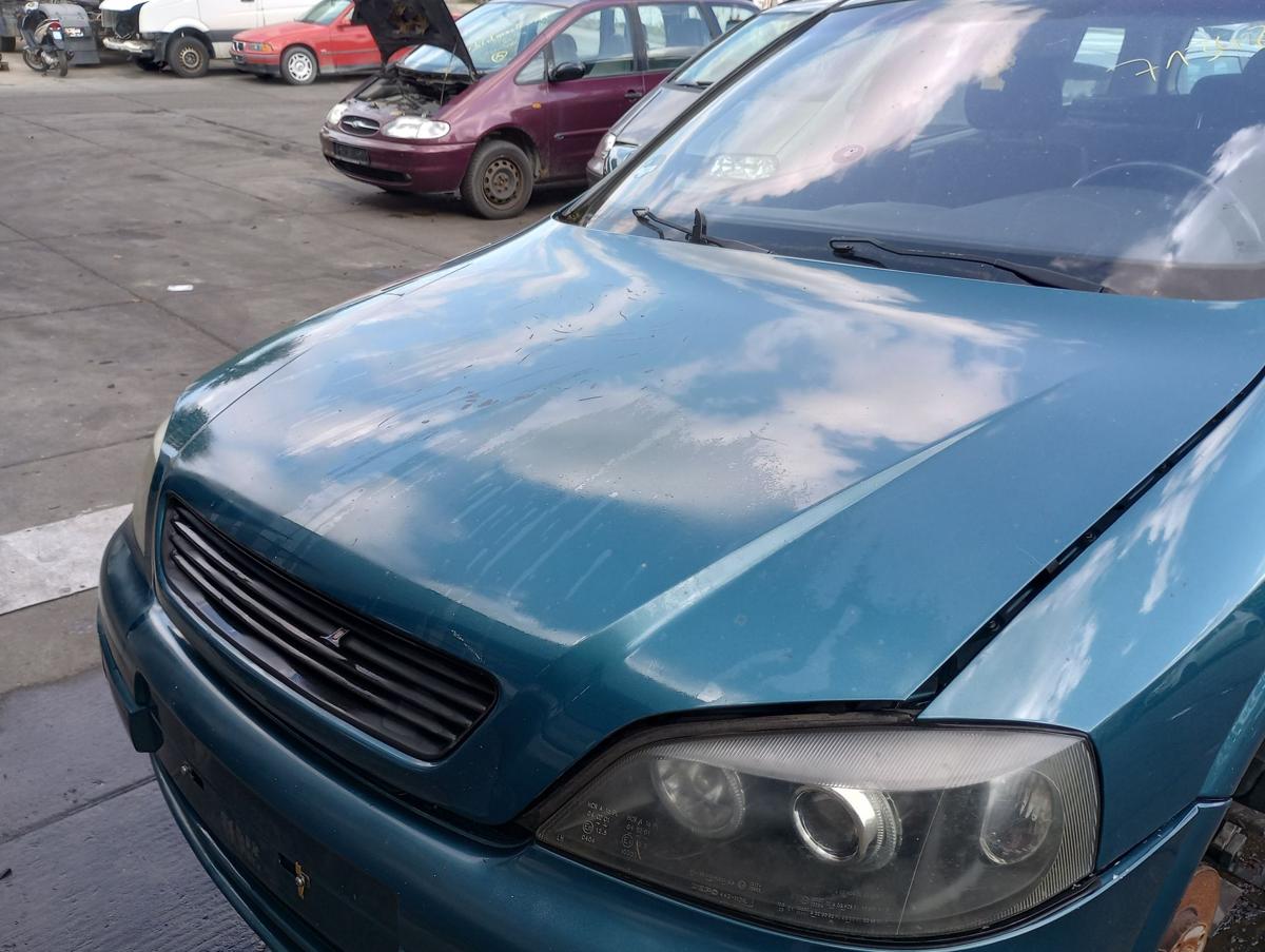 Opel Astra G Caravan orig Motorhaube Klappe Deckel vorn Z20M Petrolblau Bj 2001