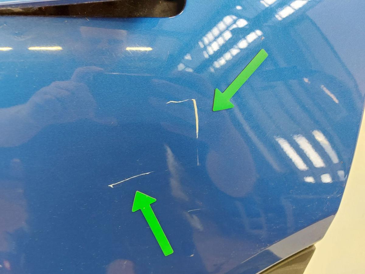 Smart #1 HX11 Pulse Tür hinten links Fondtür im Rohbau Quantum Blue