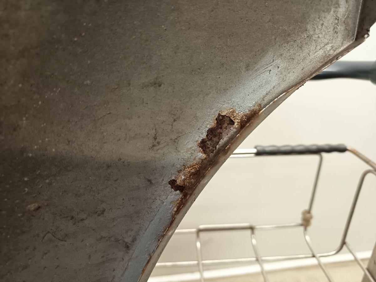 BMW E39 Kombi original Kotfl&uuml;gel links 354 Titansilber Facelift Baujahr 2002