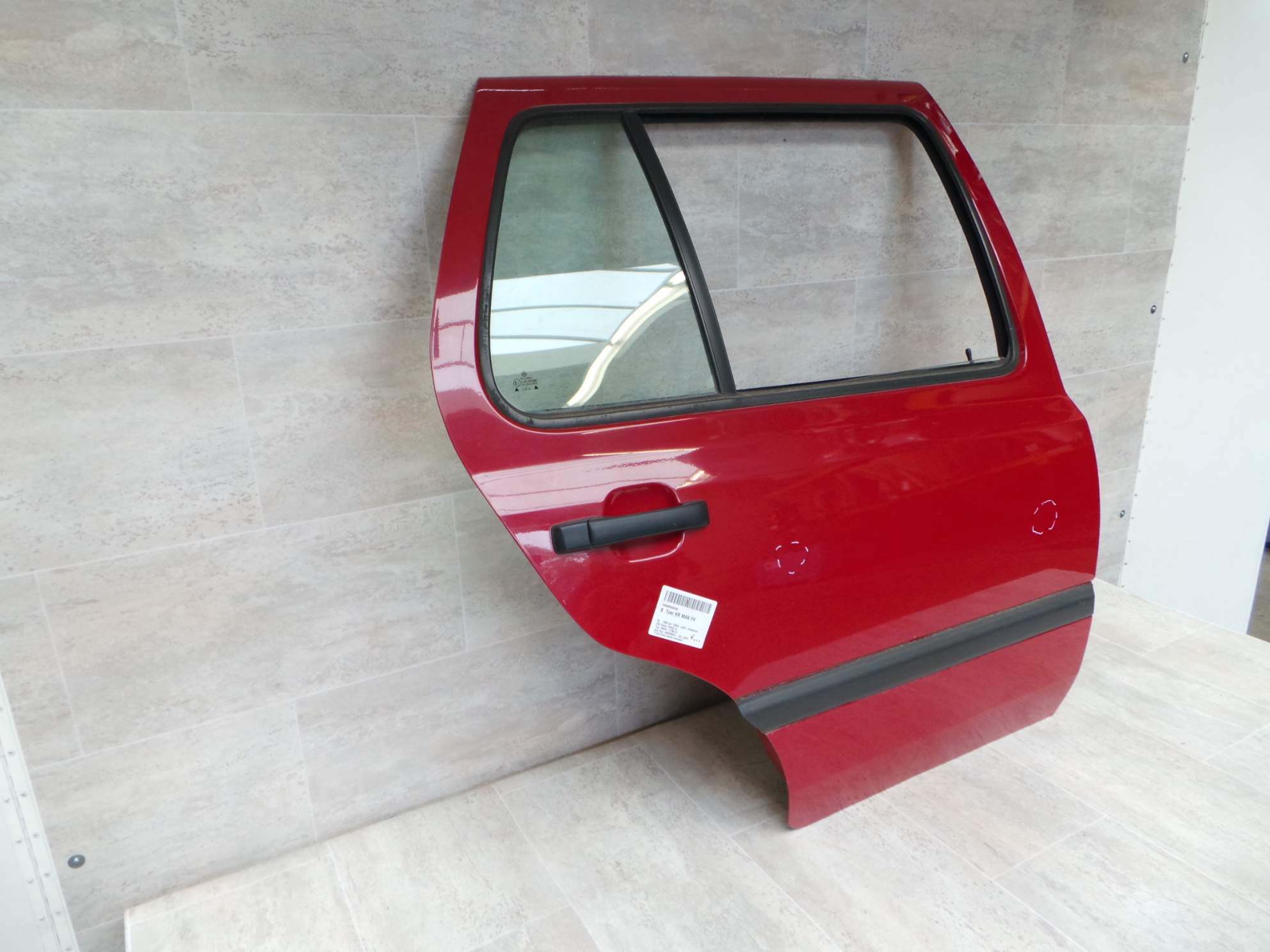 VW Vento BJ 1995 Tür hinten rechts Rot LA3G