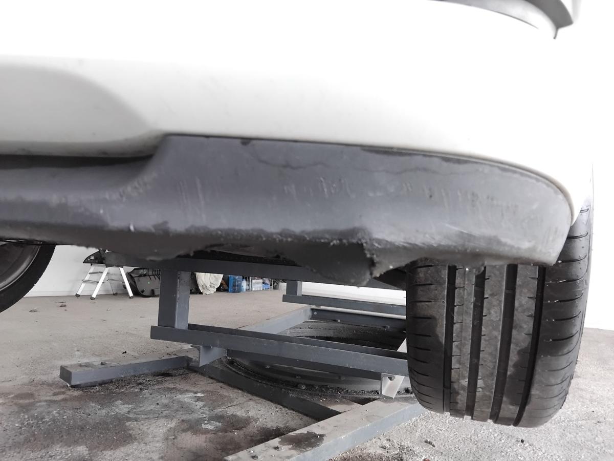 Opel Vectra C Facelift orig Sto&szlig;stange Stossf&auml;nger vorn SRA PDC BJ2007 Z474 Casablancawei&szlig;