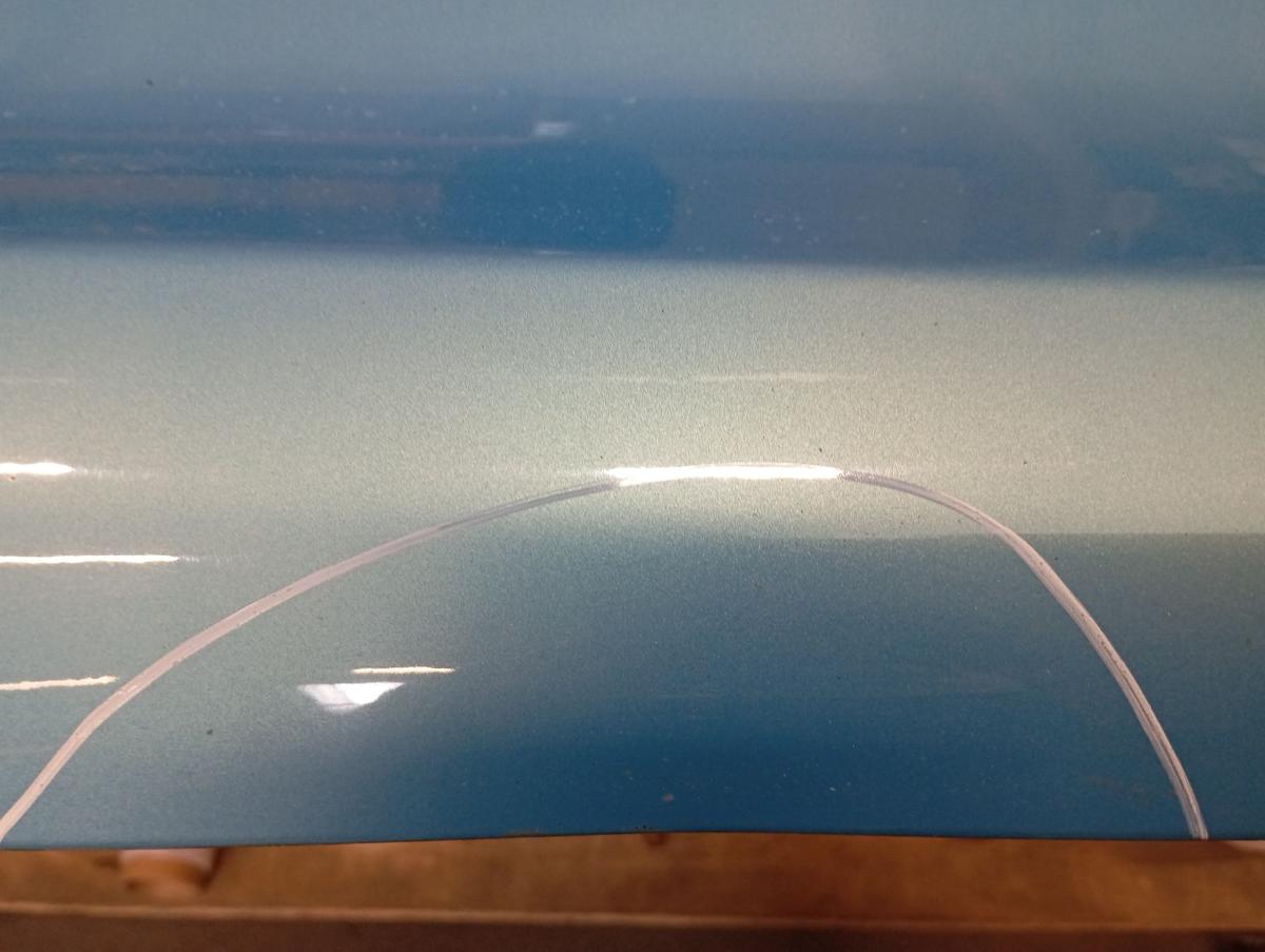 Ford Ka 2 RU8 original T&uuml;r vorn rechts Beifahrert&uuml;r Scuba Blau BJ2014
