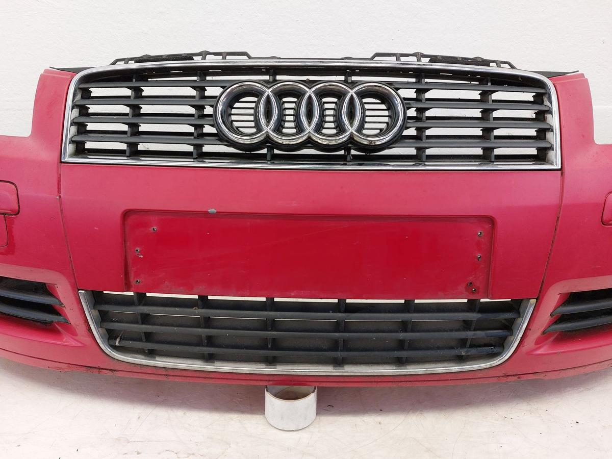 Audi A3 8P bis 2005 Sto&szlig;f&auml;nger vorn Nebelscheinwerfer Frontsch&uuml;rze LY3J rot 3t&uuml;r