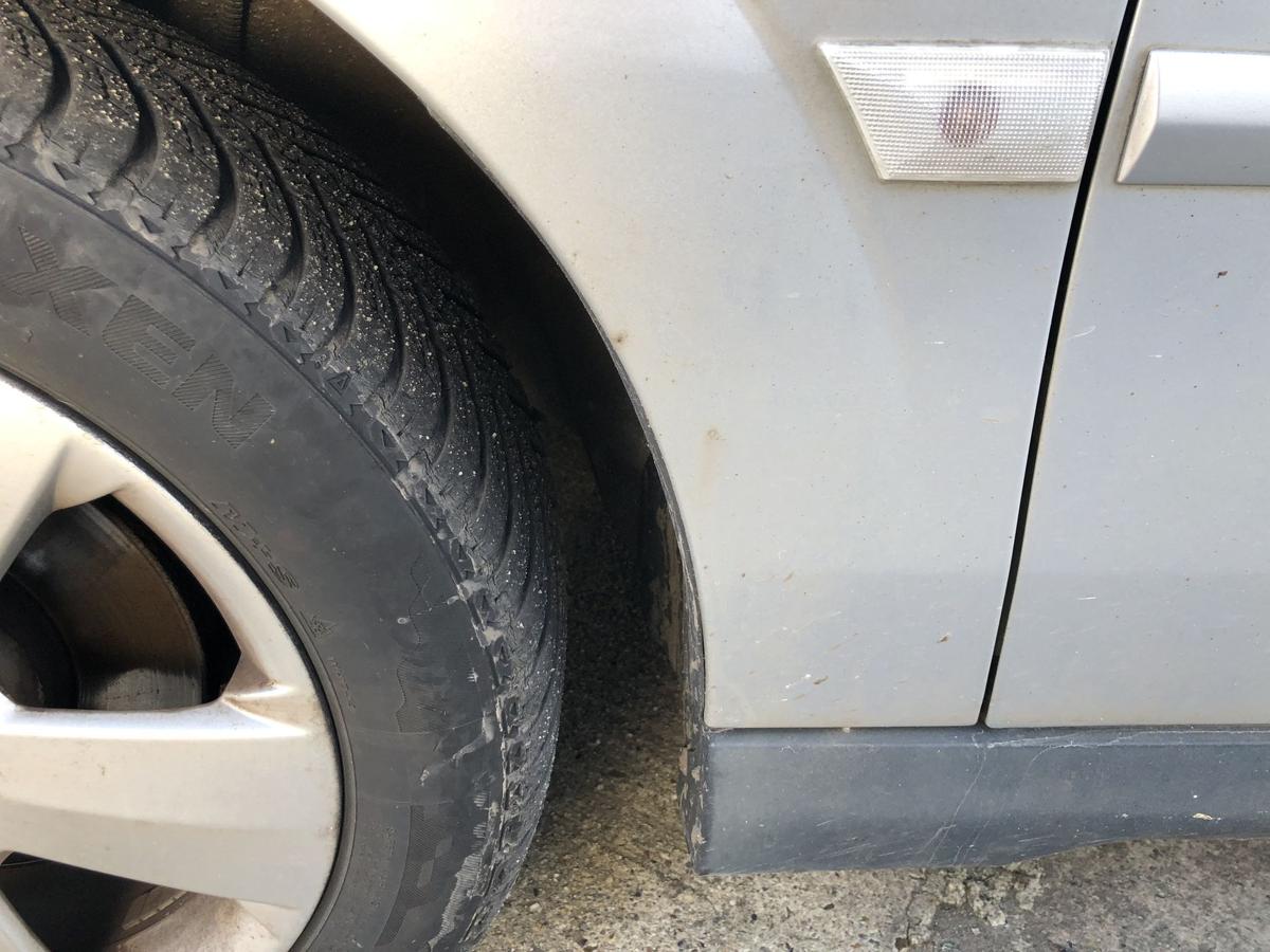 Opel Vectra C Caravan bis05 Kotfl&uuml;gel vorn links Fahrerseite 2AU Starsilber III