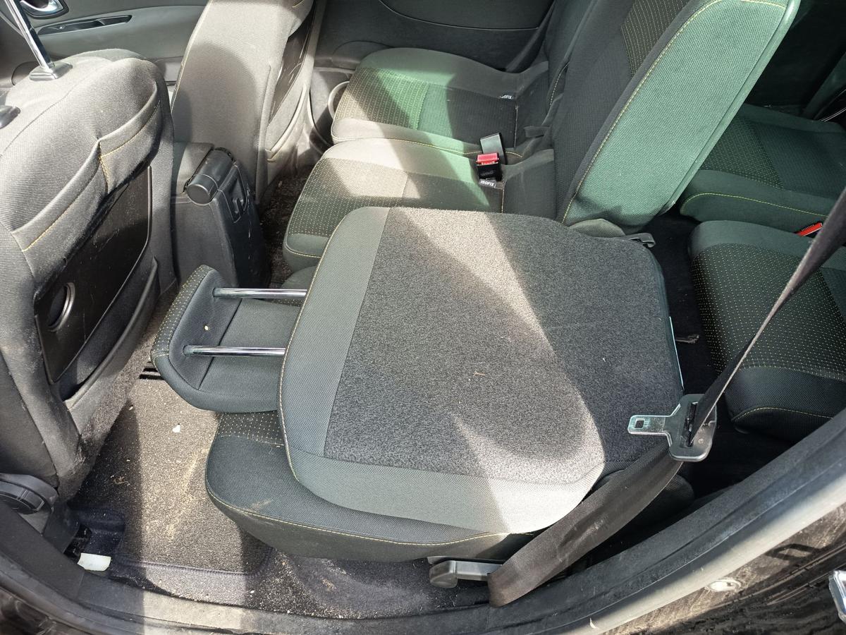 Renault Grand Scenic 3 original R&uuml;cksitz links Reihe 2 Stoff grau Bj 2009