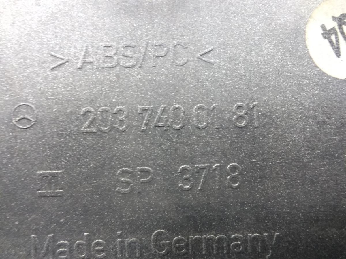 Mercedes C Klasse S203 T-Modell original Blende Heckklappe Bj.2001 brillantsilbermetallic 744
