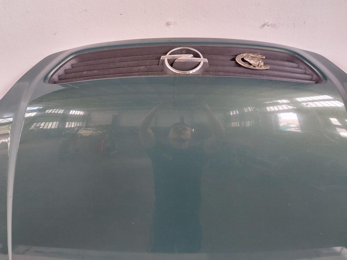 Opel Astra G Motorhaube Haube Klappe Deckel vorn mit K&uuml;hlergrill 3GU Jadegr&uuml;n