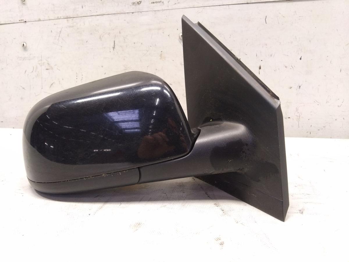 VW Polo 9N1 orig Au&szlig;enspiegel rechts elektrisch beheizt BJ2001 LC9Z Black Magic