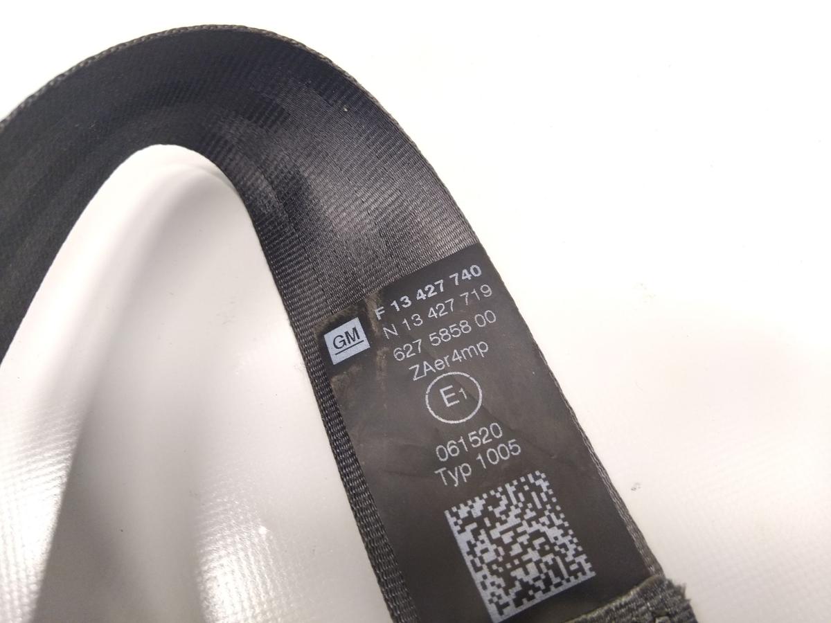 Opel Corsa E original Sicherheitsgurt vorn links 5-T&uuml;rer schwarz Bj.2015
