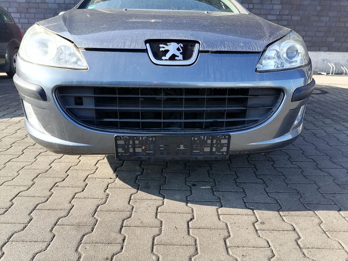 Peugeot 407SW original Stoßstange Stossfänger vorn EZW Eisengrau Bj.2005