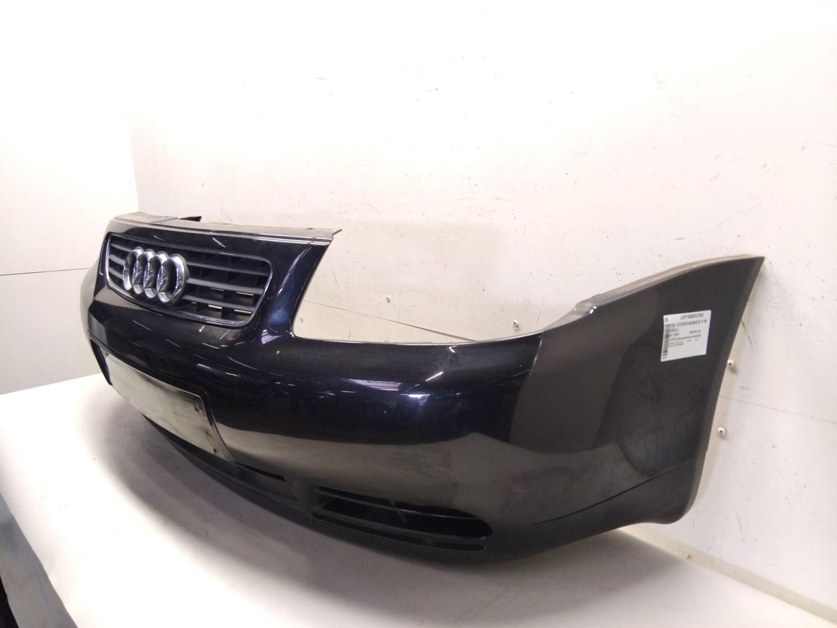 Audi A3 8L original Sto&szlig;stange Sto&szlig;f&auml;nger vorn LZ9W ebonyschwarzmetallic BJ2000