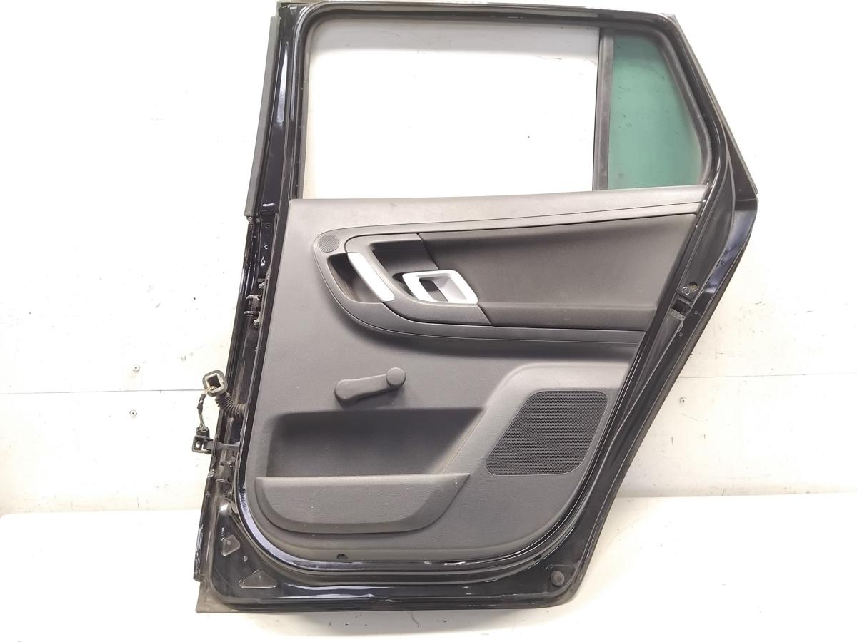 Skoda Fabia 2 Kombi 5J T&uuml;r hinten rechts schwarzmetallic 9910 Blackmagic Bj.2008