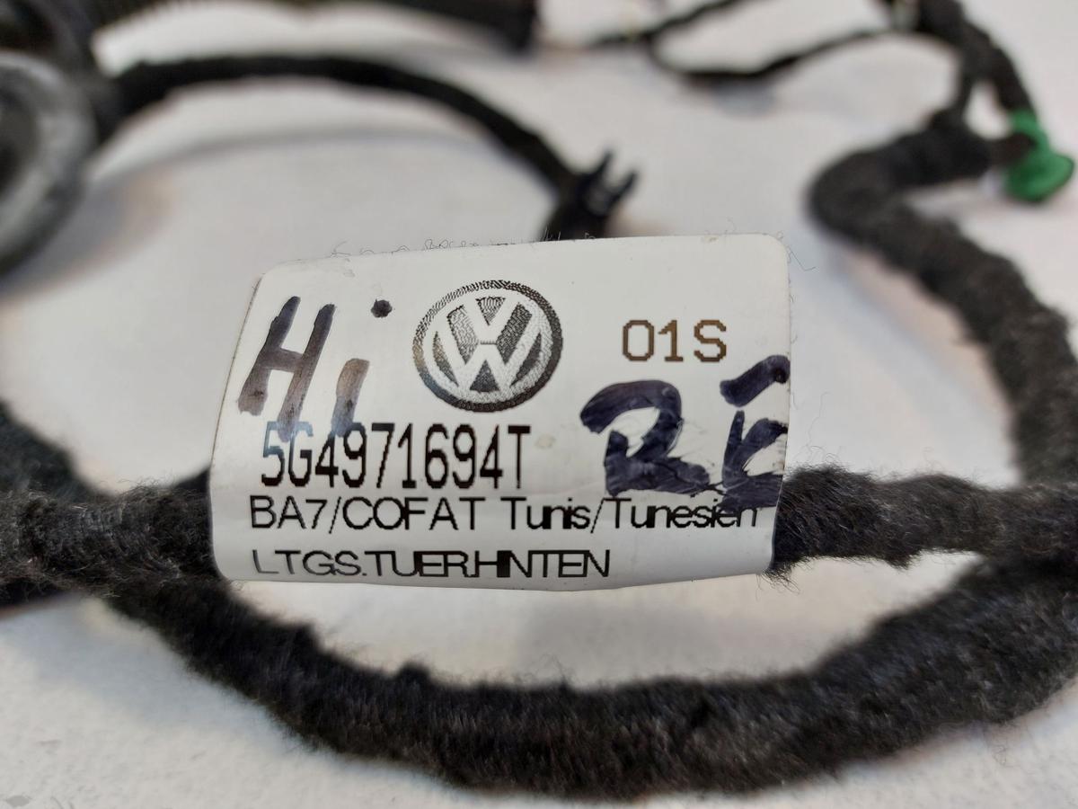 VW Golf 7 VII 5G AU Variant Türkabelbaum Kabelbaum Fondtür rechts Kombi OEM