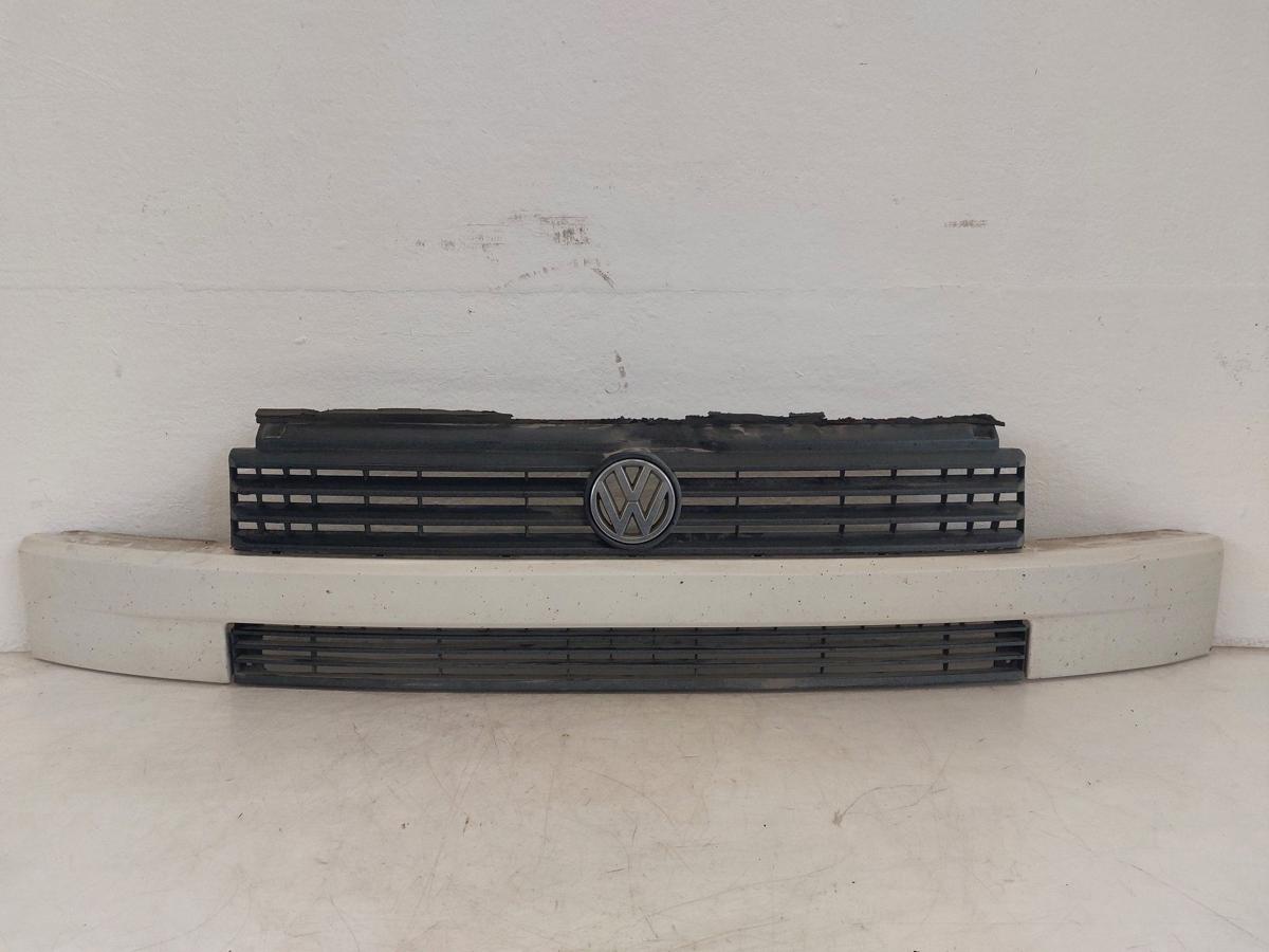 VW T4 Caravelle Grill Frontgrill Kühlergrill mit Leiste kurze Front weiss OEM